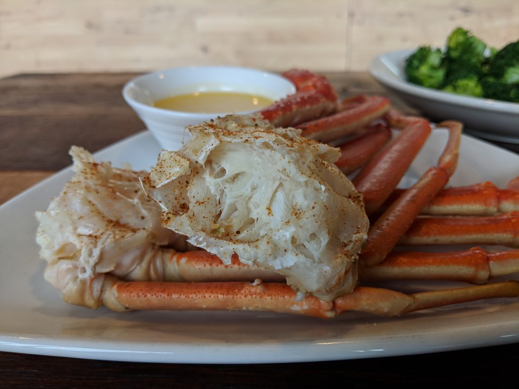 Crab Night Special at Basil's On Market in Dayton and Mason, Ohio